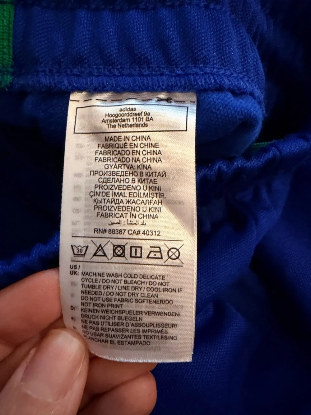 Adidas Originals Adicolor 70s Track Pants  Rare royal/green Men’s-M
